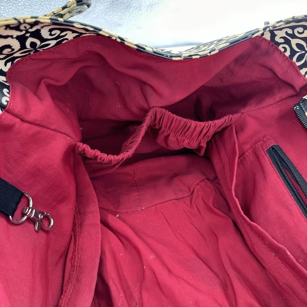 Petunia Pickle Bottom Wistful Weekender Diaper Bag Fez Tote Embroidered Read